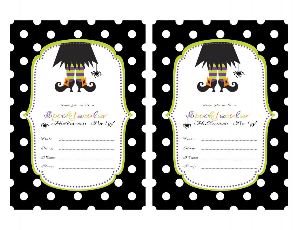 halloween party invitations templates