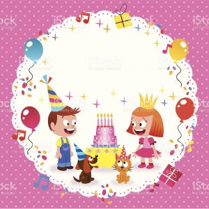 happy birthday card template happy birthday card template vector id