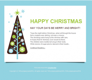 happy holidays emails emailtemplate