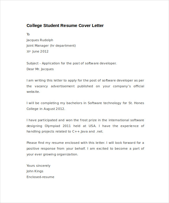 hardship letter template