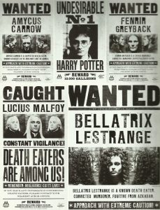 harry potter printable posters orig