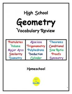 high school geometry original