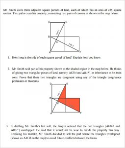 high school geometry the inheritance high school geometry worksheet template