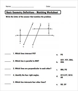 high school geometry worksheets high school basic geometry worksheet template