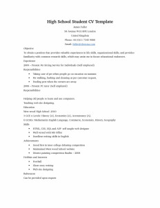 high school resume samples example resume high school senior resume template high school