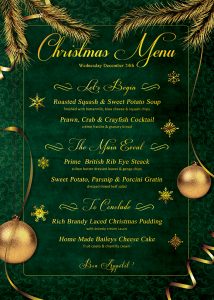 hip hop flyer christmas menu template v