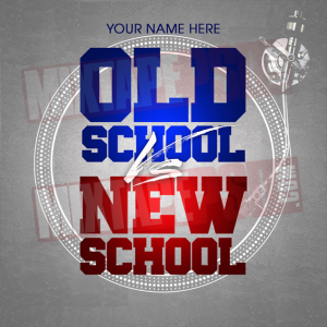 hip hop flyer old school vs new school psd