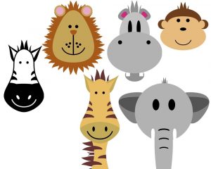 holiday border images safari animals clip art