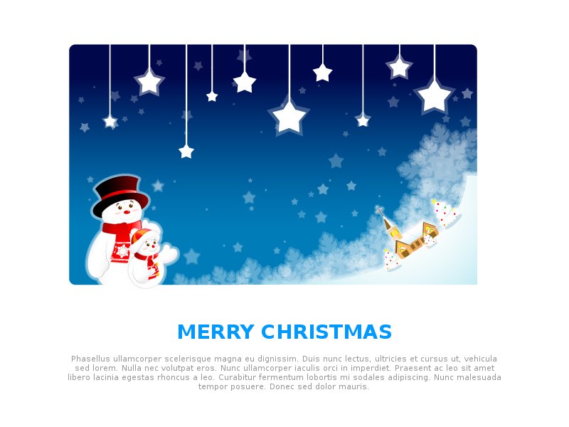 holiday email template