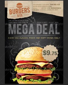 holiday flyer template restaurant flyer psd templates