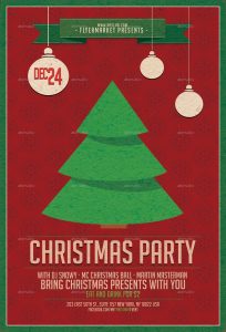 holiday party flyer christmas party v