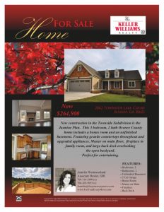 home for sale flyer townside lake court flyer x