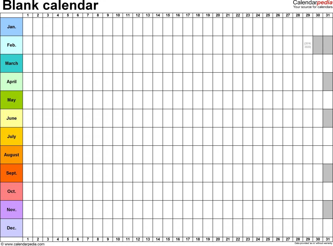 Hourly Calendar Template