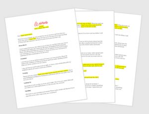 house offer letter template airbnb house rules