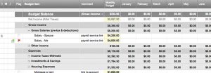 household inventory list monthly budget tracker x