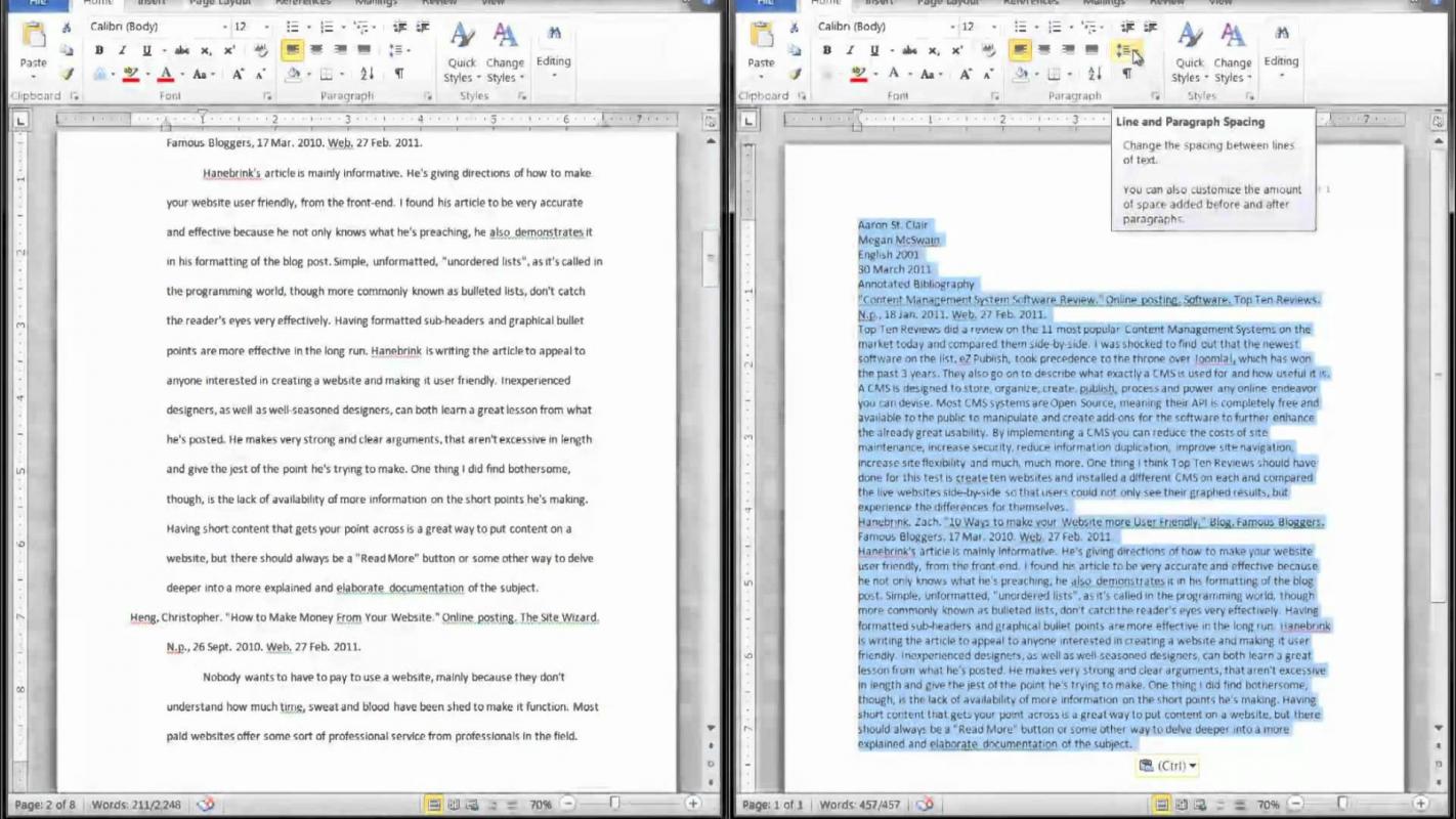 how to create an annotated bibliography