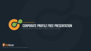 how to make an agenda company profile free powerpoint template