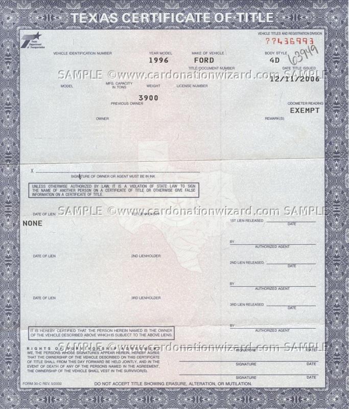 notarized title and disclosure forms