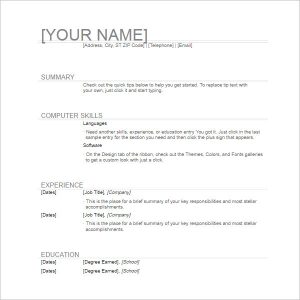 how to write a high school resume simple general resume template