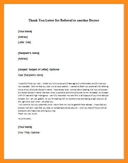 how to write a referral letter