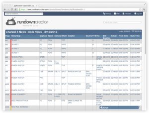 how to write a script format tv radio rundown software x