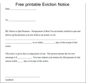 how to write an eviction notice notice of eviction letter template mwtvbeba