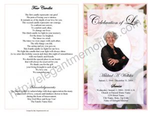 sample obituary for grandmother