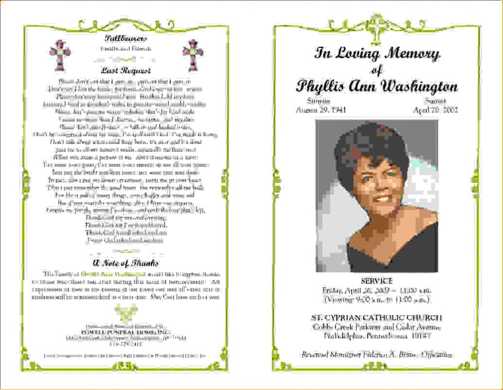 Best Obituary Templates