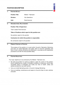 human resources resumes samples sle resume for welder exlesof fabricator