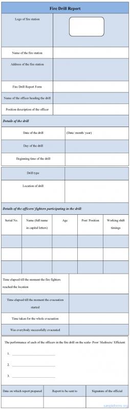 incident report form template word