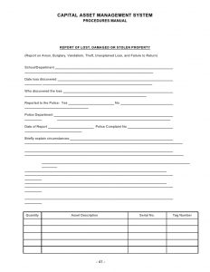 incident report form template word inventory manual and inventory forms