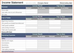 income statement excel income statement template excel excel income statement template x