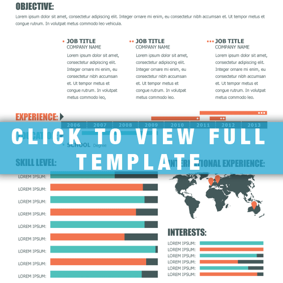 infographic resume template