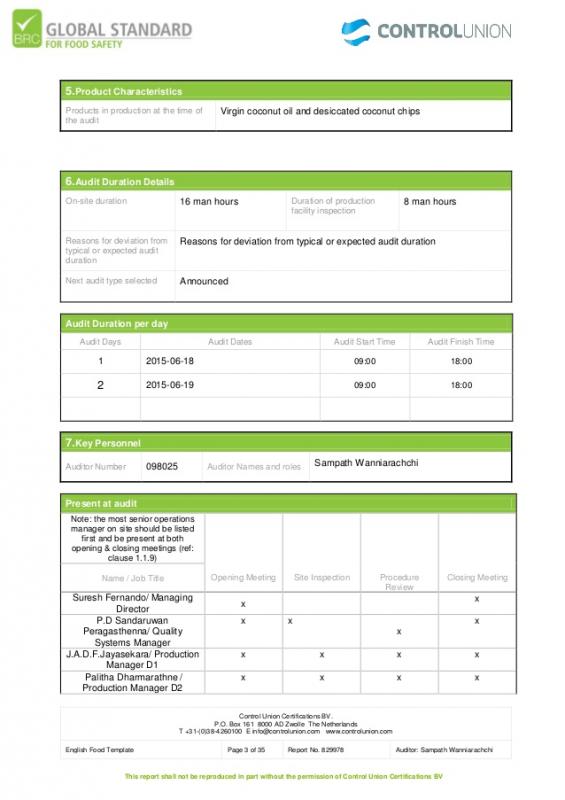 inspection report template