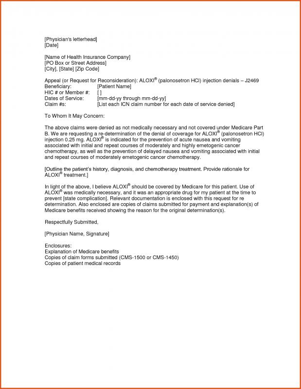 Insurance Appeal Letter | Template Business