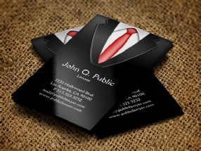 interior design business card