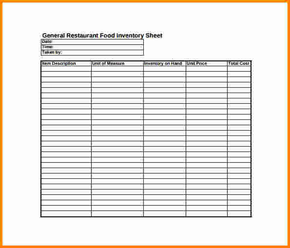 inventory sheet pdf