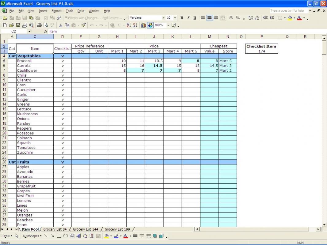 inventory spreadsheet template