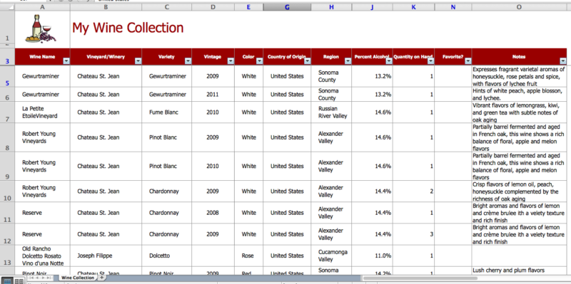 inventory spreadsheet template