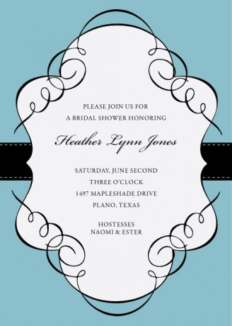 invitation templates word