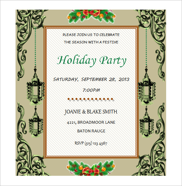 invitation templates word