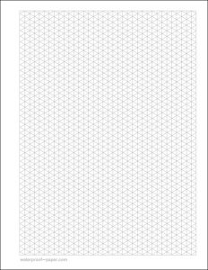 isometric graph paper pdf isometric graph paper template