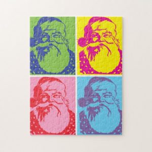 jig saw puzzle template santa pop art merry christmas jigsaw puzzle reefbfbff ambn byvr