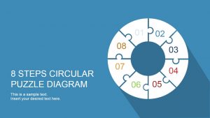 jigsaw puzzle templates steps circular puzzle diagram