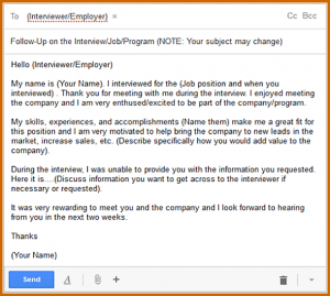 job application follow up email sample follow up email to schedule an interview email sample