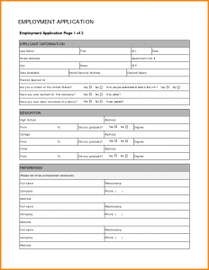 job application template pdf job application templates pdf