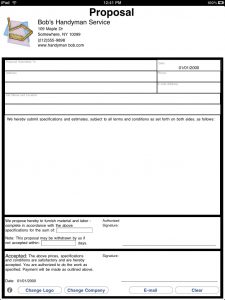 job bid template free job proposal form template