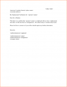 job letter sample employment verification letter template