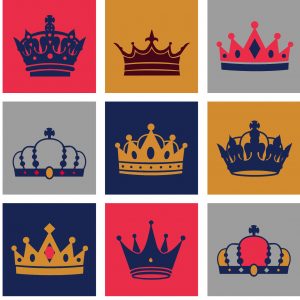 king crown template crown vector set for free download