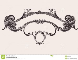 king crown template royal vintage curves banner